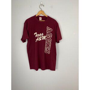 Vintage 90s Texas A&M Aggies T-shirt, Size XL, Made in USA, Single Stitch